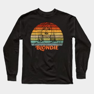 Blondie Vintage Retro Long Sleeve T-Shirt